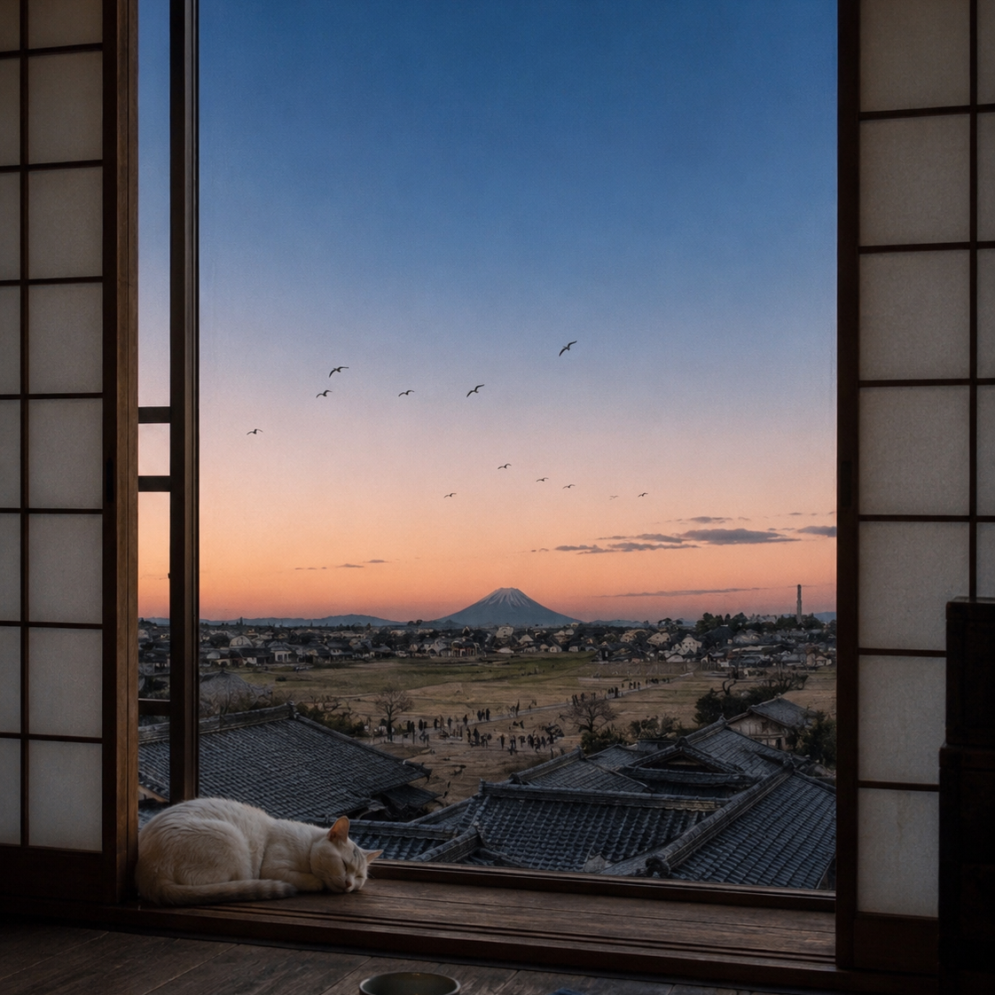 歌川広重 /「名所江戸百景」浅草田酉の町詣