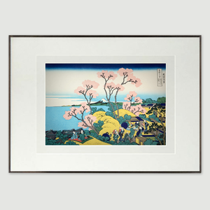 Fuji from Gotenyama at Shinagawa on the Tōkaidō | Hokusai × Takamizawa