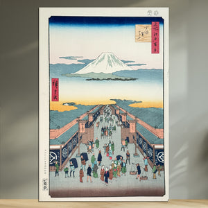 歌川広重 /「名所江戸百景」する賀てふ（駿河町）